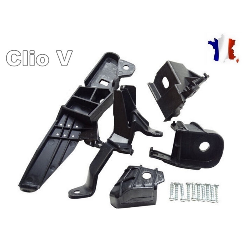 Kit réparation Support, pattes, clips, pour phare gauche Clio V